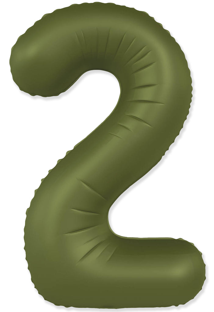 Not Inflated 32 Inches Number 2 Slimmer Design Matte Olive Green Manufactured by Flexmetal