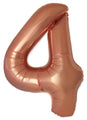 Inflated Balloons to 32". Number "4" Slimmer Design compared to other. Brands and Sizes. Color Bronze. Brand Flexmetal
