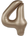 Not Inflated 32 Inches Number 4 Slimmer Design Matte Starlight Gold Manufactured by Flexmetal