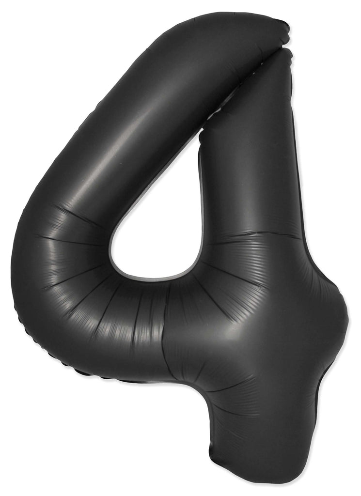 Inflated Balloons to 32". Number "4" Slimmer Design compared to other. Brands and Sizes. Color Satin Black. Brand Flexmetal