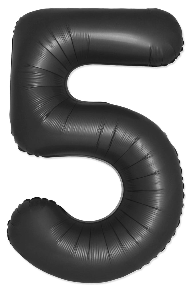 Inflated Balloons to 32". Number "5" Slimmer Design compared to other. Brands and Sizes. Color Satin Black. Brand Flexmetal