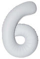 Inflated Balloons to 32". Number "6" Slimmer Design compared to other. Brands and Sizes. Color Matte White. Brand Flexmetal