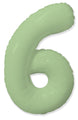 Not Inflated 32 Inches Number 6 Slimmer Design Matte Mint Manufactured by Flexmetal