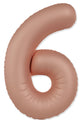 Not Inflated 32 Inches Number 6 Slimmer Design Matte Vintage Rose Manufactured by Flexmetal