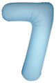 Inflated Balloons to 32". Number "7" Slimmer Design compared to other. Brands and Sizes. Color Matte Blue. Brand Flexmetal