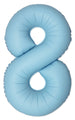 Inflated Balloons to 32". Number "8" Slimmer Design compared to other. Brands and Sizes. Color Matte Blue. Brand Flexmetal