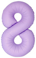 Inflated Balloons to 32". Number "8" Slimmer Design compared to other. Brands and Sizes. Color Matte Lavender. Brand Flexmetal