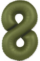 Not Inflated 32 Inches Number 8 Slimmer Design Matte Olive Green Manufactured by Flexmetal