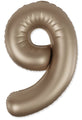 Not Inflated 32 Inches Number 9 Slimmer Design Matte Starlight Gold Manufactured by Flexmetal