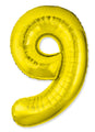 Not Inflated 32 Inches Number 9 Slimmer Design Gold Manufactured by Flexmetal