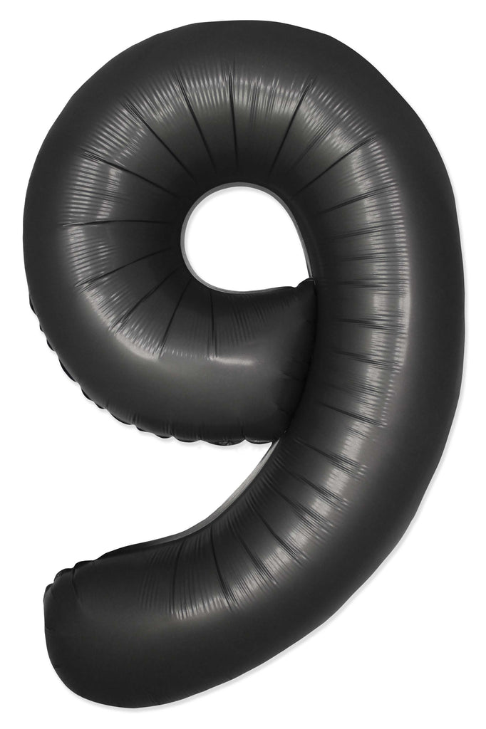 Inflated Balloons to 32". Number "9" Slimmer Design compared to other. Brands and Sizes. Color Satin Black. Brand Flexmetal