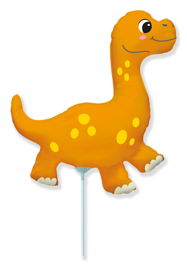 Uninflated 13 Inches Airfill Only Diplo Baby Dinosaur Mini Made By Flexmetal Mylar Balloon Balloon