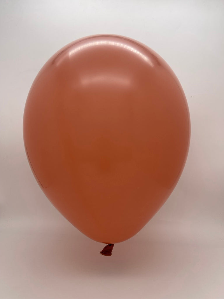 Inflated Balloons Image 9" Deco Clay Pink Decomex Latex Balloons (100 Per Bag)