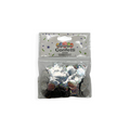 Not Inflated Balloon Confetti Dots 22 Grams Foil Holographic Silver 1CM-Round Made By BB-Custom