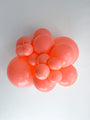 11 Inch Tuftex Latex Balloons (100 Per Bag) Coral Manufacturer Inflated Image