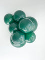 17" Crystal Emerald Green Tuftex Latex Balloons (50 Per Bag) Manufacturer Inflated Image