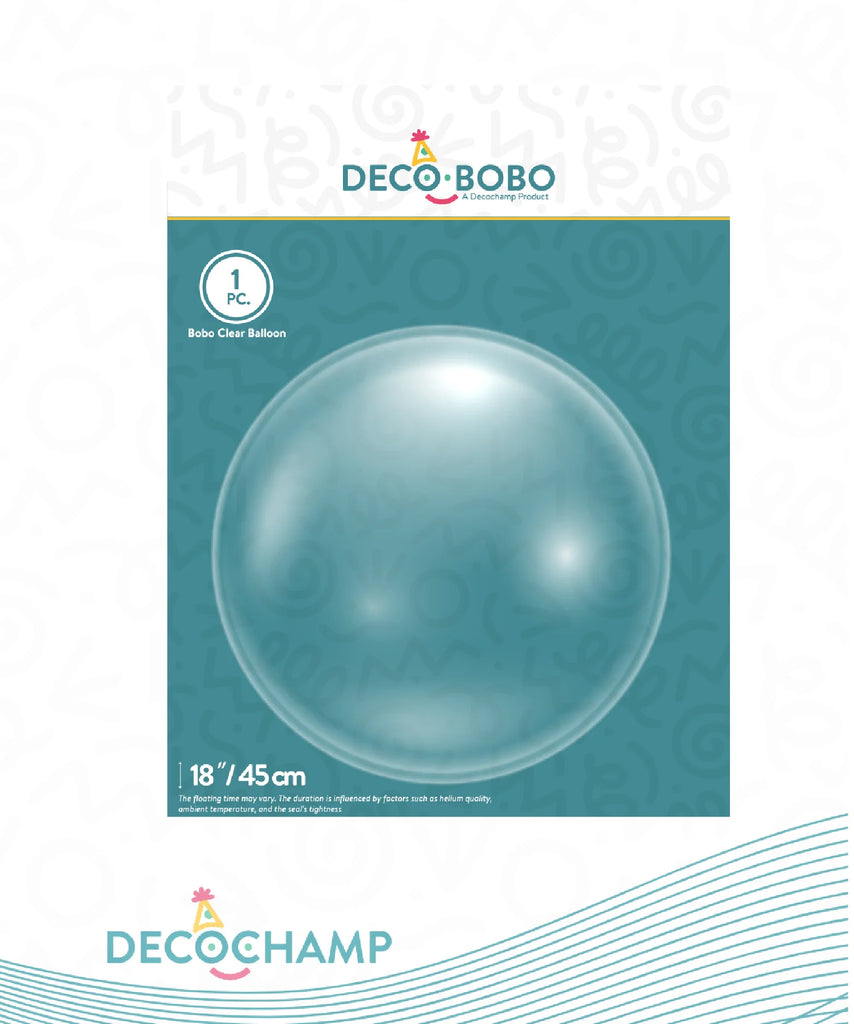 18" Decochamp Deco Bobo Balloon (Bubble) 735942321882