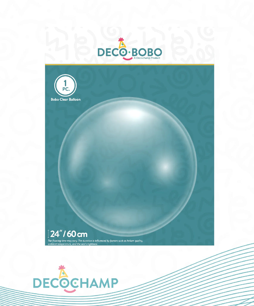 24" Decochamp Deco Bobo Balloon (Bubble) 735942321899