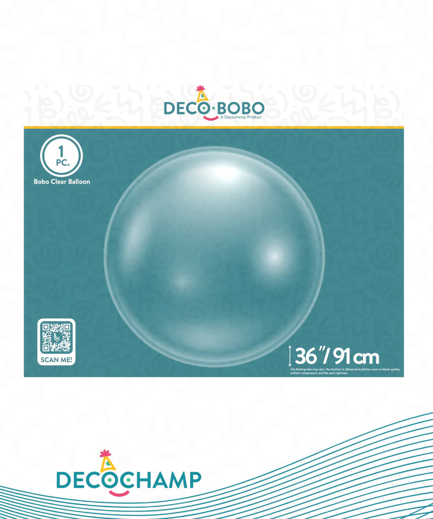 36" Decochamp Deco Bobo Balloon (Bubble) 735942321905