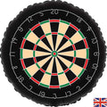 The Oaktree 18" Dartboard Foil Balloon features red, green, black & cream dartboard segments, standard scoring sections, and a small UK flag—ideal for adding a unique touch to your party decor.