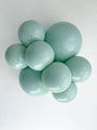 11" Empower-Mint Tuftex Latex Balloons (100 Per Bag) Manufacturer Inflated Image