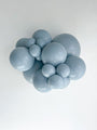11 Inch Tuftex Latex Balloons (100 Per Bag) Fog Manufacturer Inflated Image