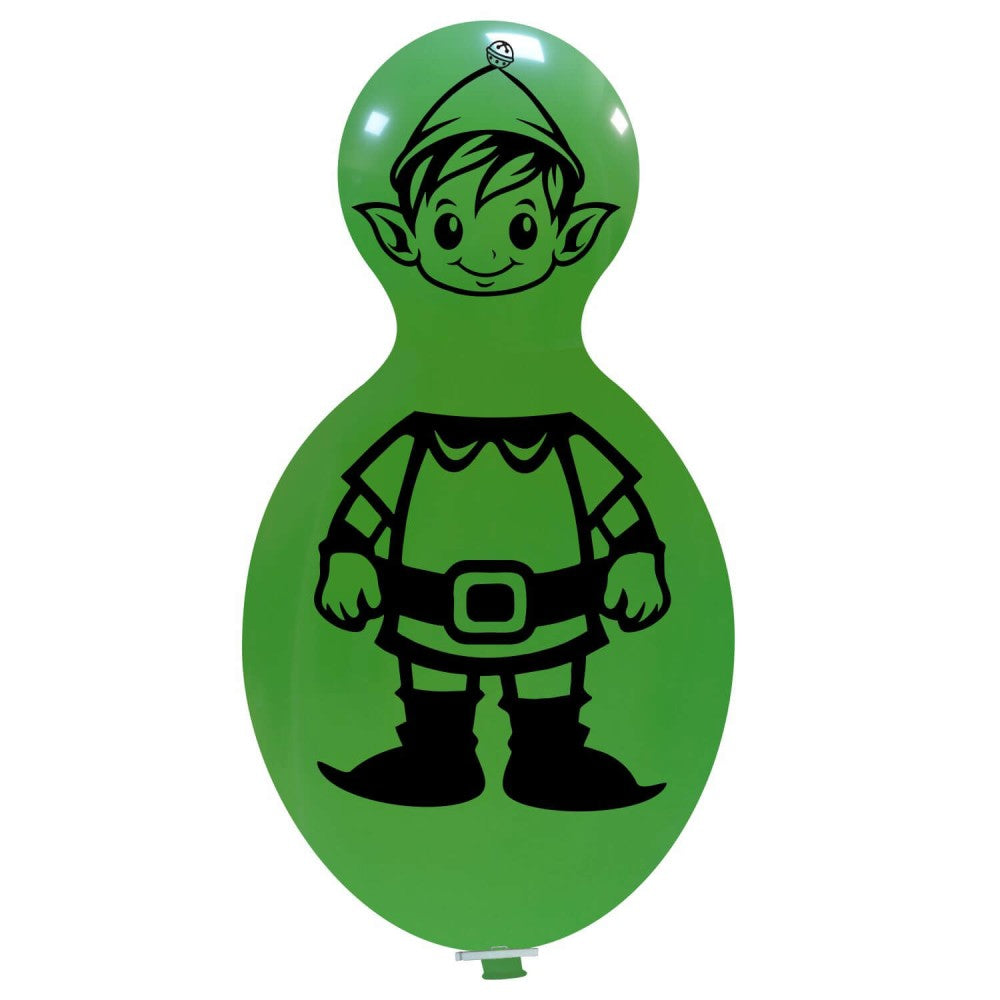 Uninflated 59 Inches Elf 1 sided (1 Per Bag) Cattex Brand Latex Balloons Manufacturered By Cattex