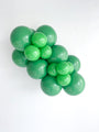 5 Inch Tuftex Latex Balloons (50 Per Bag) Green Manufacturer Inflated Image