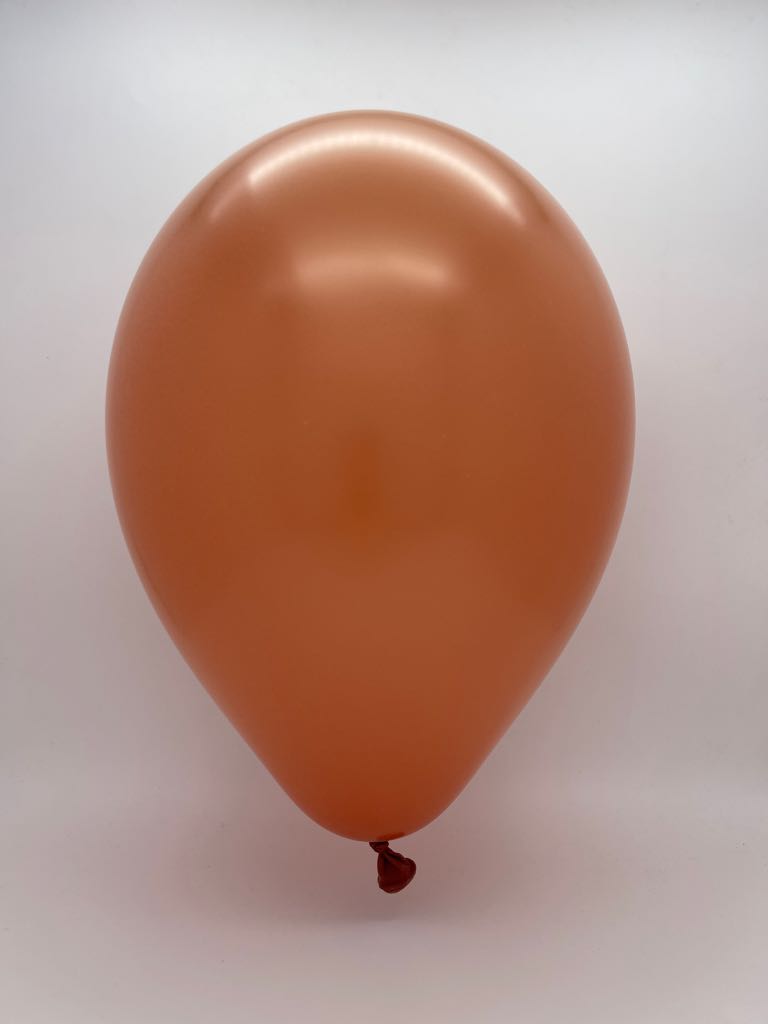 Inflated Balloon Image 11" Burnt Orange Tuftex Latex Balloons (100 Per Bag)