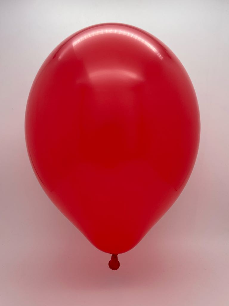 Inflated Balloon Image 36" Cattex Premium Cherry red Latex Balloons (1 Per Bag)