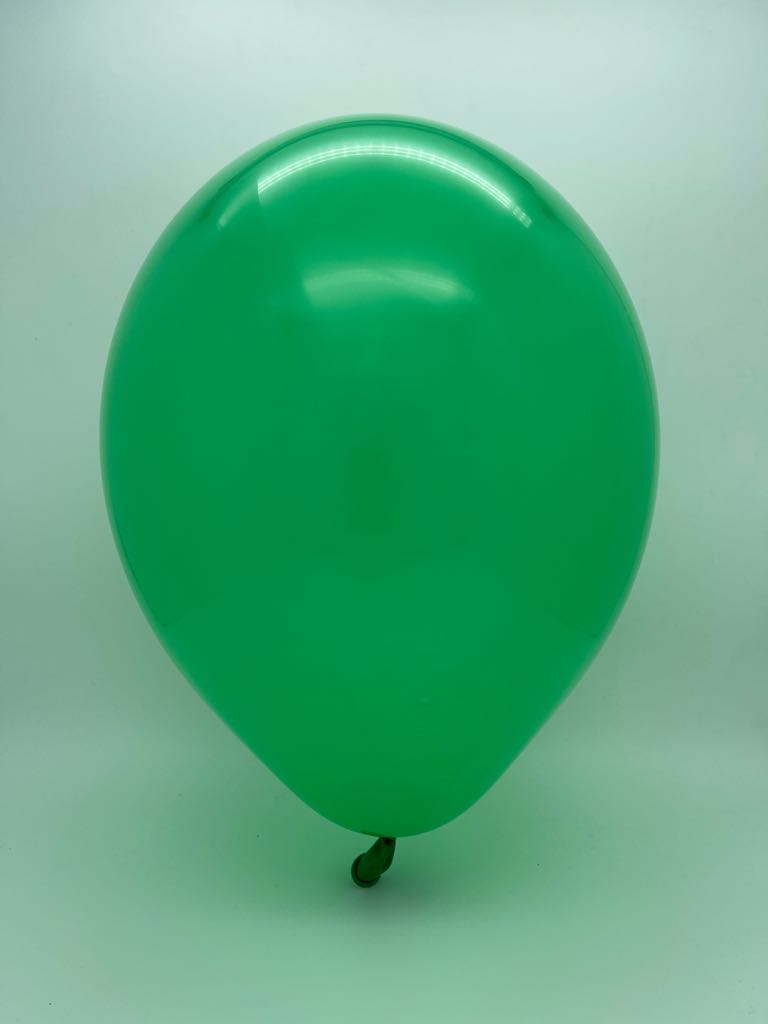 Inflated Balloon Image 36" Cattex Premium Clover Green Latex Balloons (1 Per Bag)