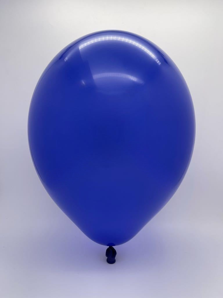 Inflated Balloon Image 36" Cattex Premium Navy Blue Latex Balloons (1 Per Bag)