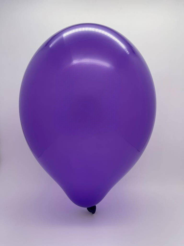 Inflated Balloon Image 36" Cattex Premium Royal Purple Latex Balloons (1 Per Bag)