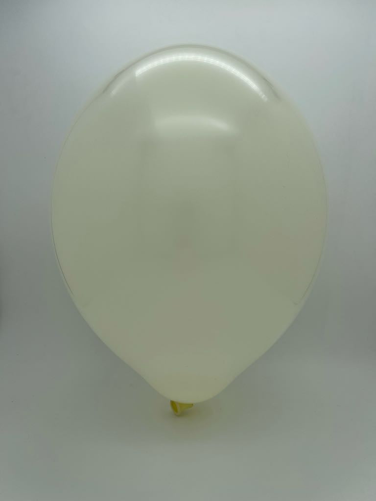 Inflated Balloon Image 5" Cattex Premium Vanilla Latex Balloons (100 Per Bag)