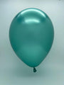 Inflated Balloon Image 11" Chrome Green (100 Count) Qualatex Latex Balloons