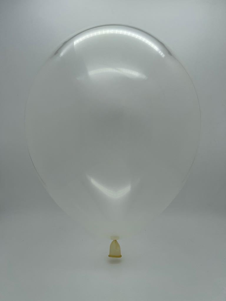 Inflated Balloon Image 360D Crystal Clear Decomex Modelling Latex Balloons (50 Per Bag)