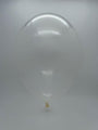 Inflated Balloon Image 5 Inch Tuftex Latex Balloons (50 Per Bag) Clear