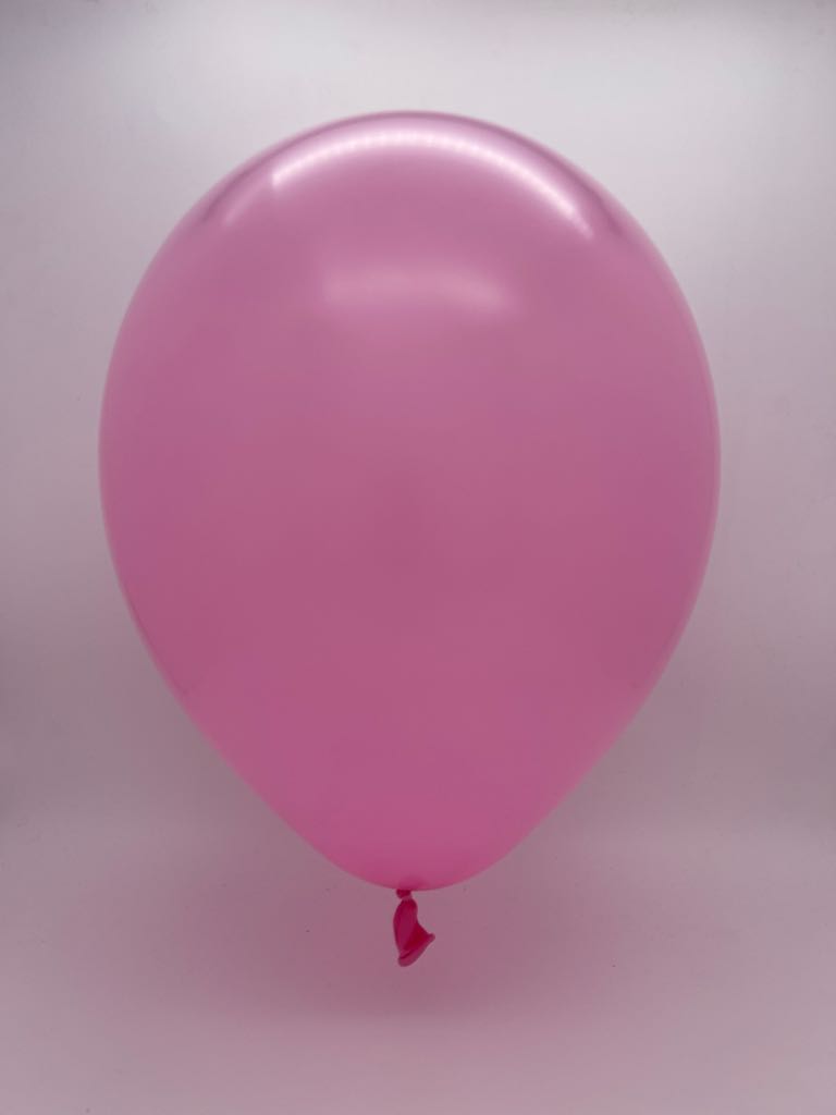 Inflated Balloon Image 9" Deco Candy Pink Decomex Latex Balloons (100 Per Bag)