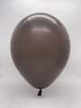 Inflated Balloon Image 36" Deco Chocolate Brown Decomex Latex Balloons (5 Per Bag)