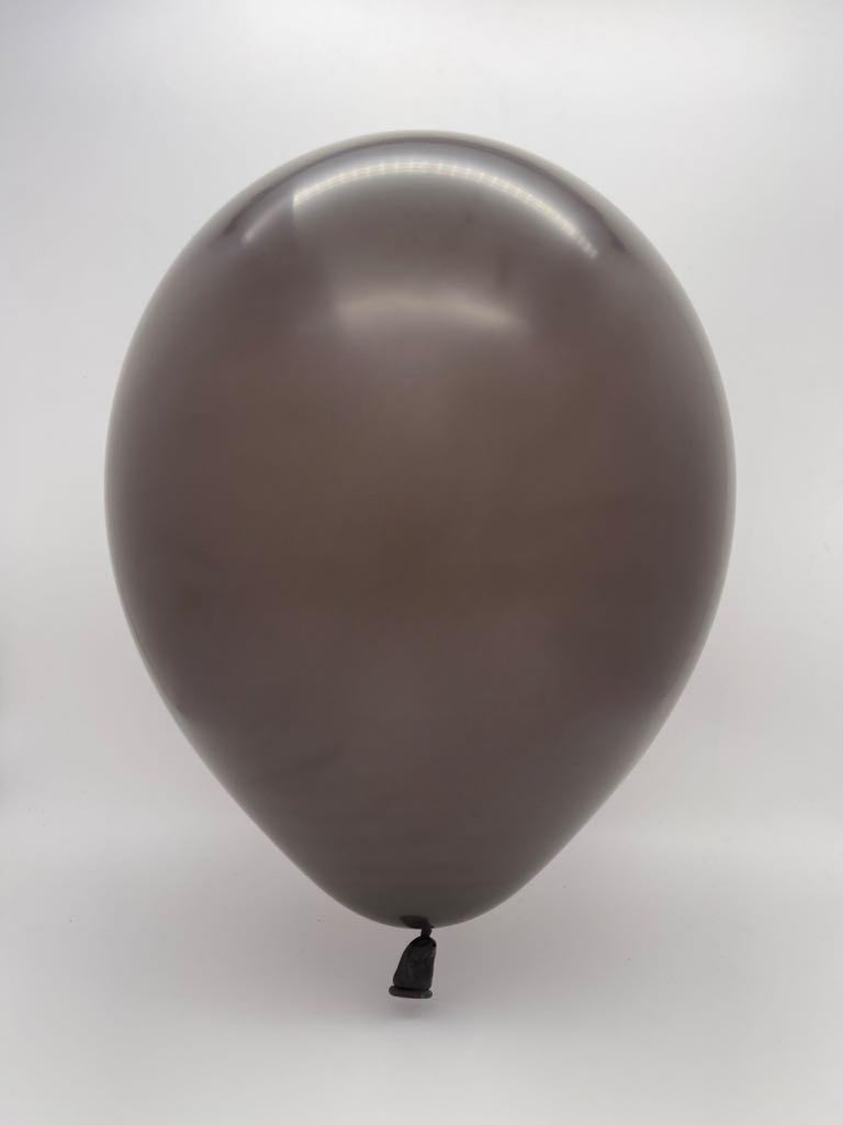 Inflated Balloon Image 36" Deco Chocolate Brown Decomex Latex Balloons (5 Per Bag)