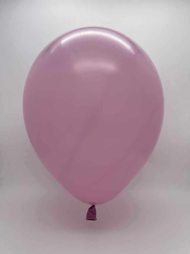 Inflated Balloon Image 12" Deco Dusty Rose Decomex Latex Balloons (100 Per Bag)