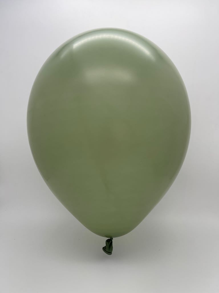 Inflated Balloon Image 18" Deco eucalyptus Decomex Latex Balloons (25 Per Bag)