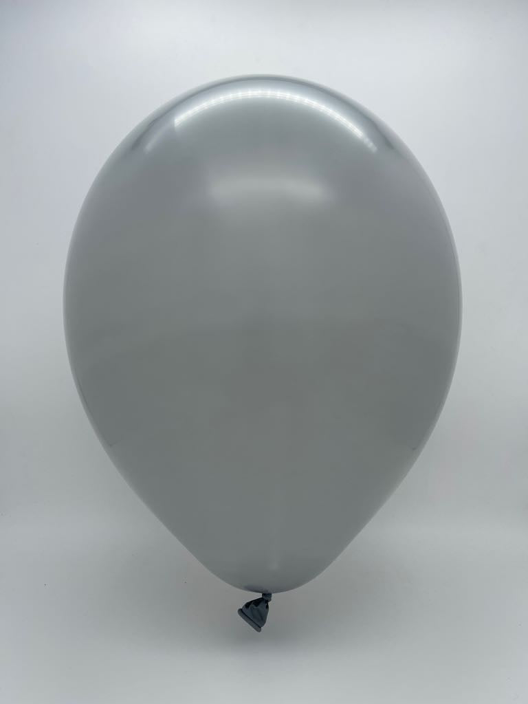 Inflated Balloon Image 18" Deco Grey Decomex Linking Balloons (25 Per Bag)