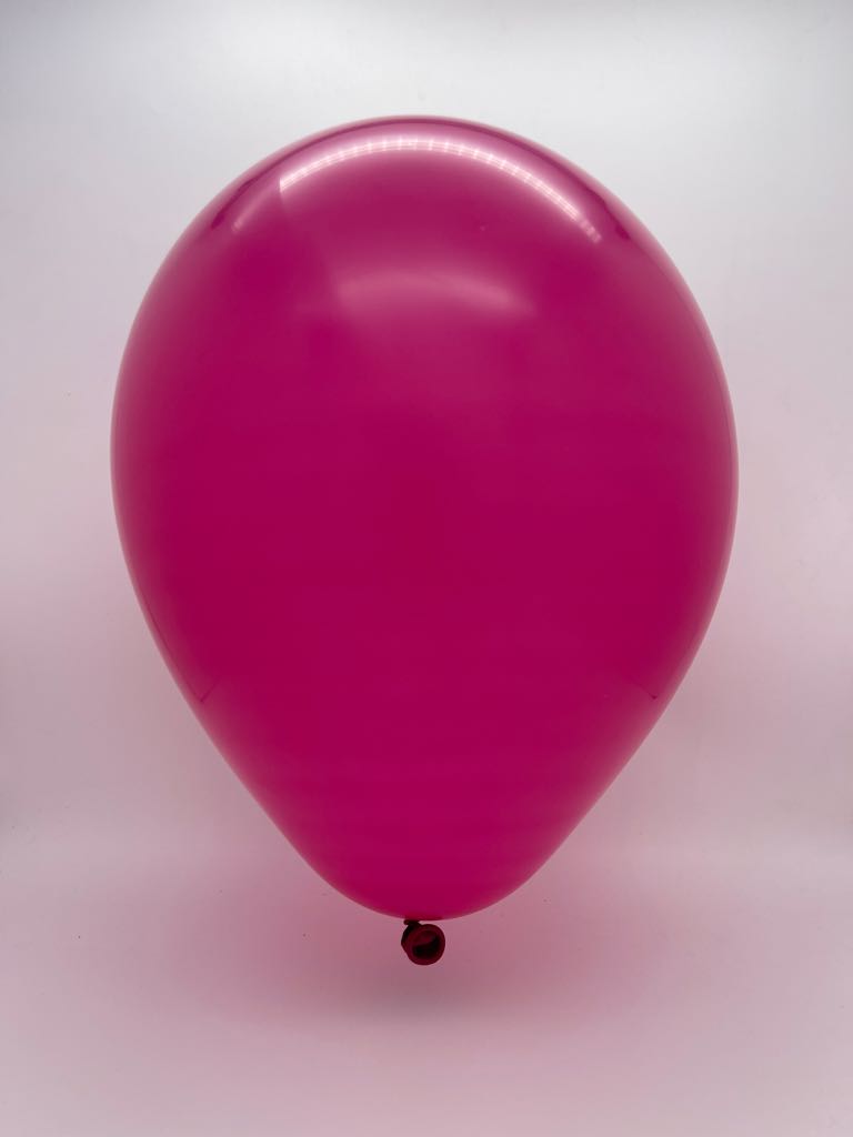 Inflated Balloon Image 36" Deco Magenta Decomex Latex Balloons (5 Per Bag)