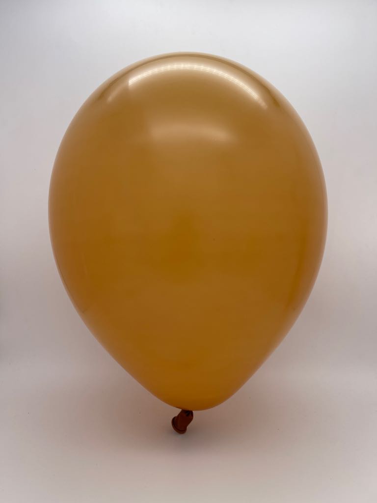 Inflated Balloon Image 18" Deco Mocha Decomex Linking Balloons (25 Per Bag)