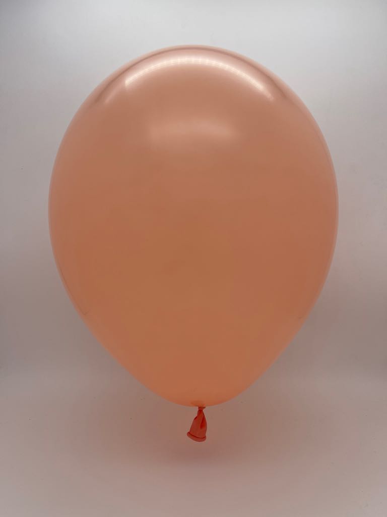 Inflated Balloon Image 26" Deco Peach Decomex Latex Balloons (10 Per Bag)
