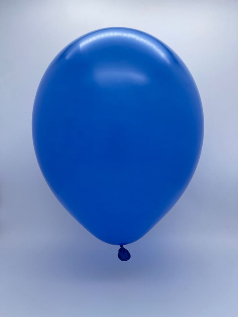 Inflated Balloon Image 18" Deco Royal Blue Decomex Linking Balloons (25 Per Bag)