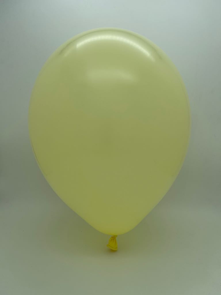 Inflated Balloon Image T160D Deco Yellowish Decomex Modelling Latex Balloons (100 Per Bag)