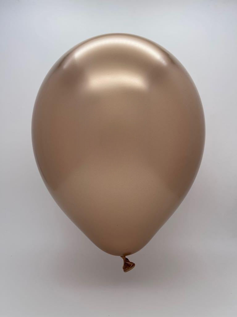 Inflated Balloons Image 5" Decomex Luster Latex Balloons (50 Per Bag) Gold