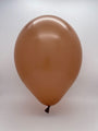 Inflated Balloon Image 17" Ellie's Brand Latex Balloons Milk Chocolate (25 Per Bag)